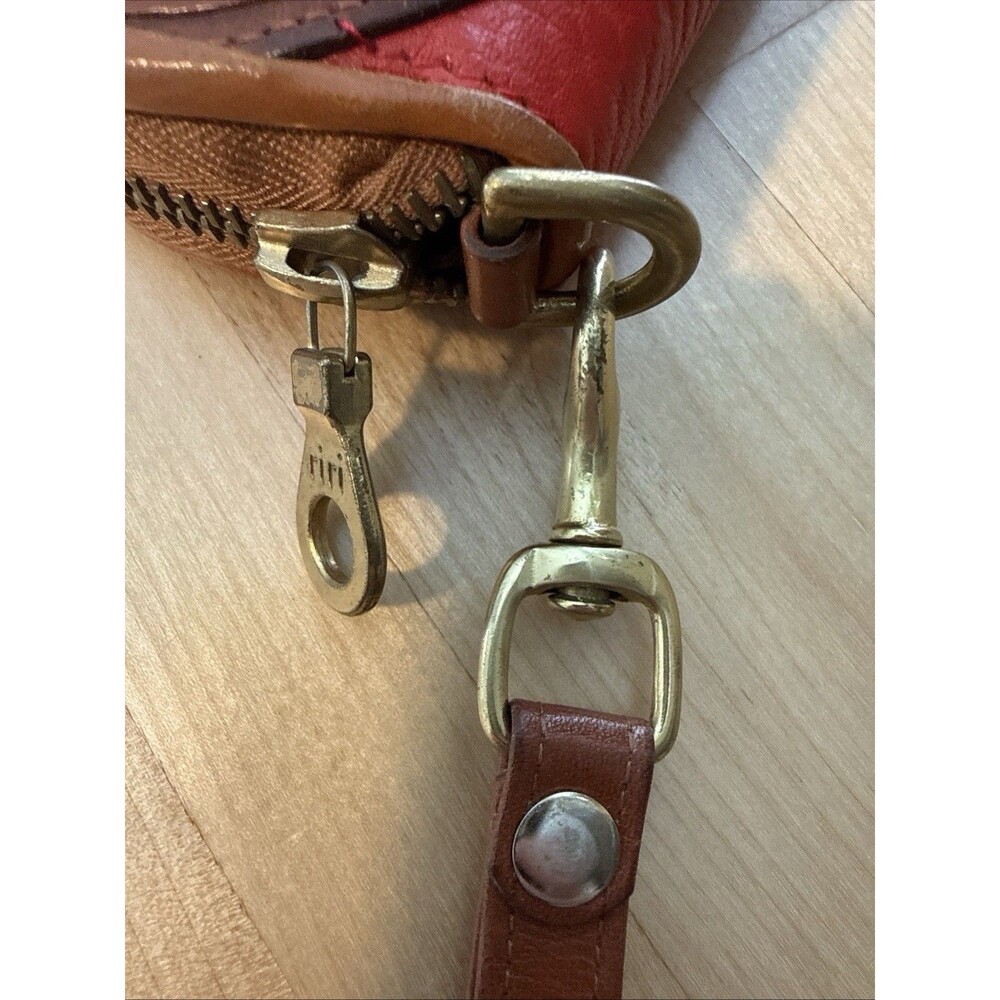 Vintage Dooney & Bourke Big Duck Coin Purse RED All Weather Leather - Picture 4 of 8